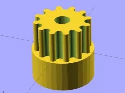 Ekobots - Gear generator cylindrical tooth