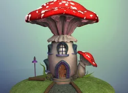 Fairy house 3D model