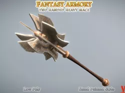 Fantasy Armory -  Two-Handed Heavy Mace Low-poly  3D model