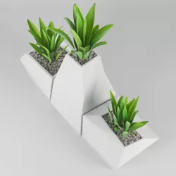 Faz Planters by Vondom 3D model