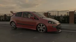FIAT PUNTO EVO  MODIFIED Low-poly  3D model
