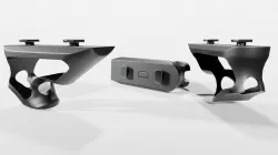 Fortis SHIFT Short MLOK Angled Grip Low-poly 3D model