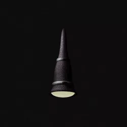 Futuristic lowpoly PBR Lamp Low-poly  3D model