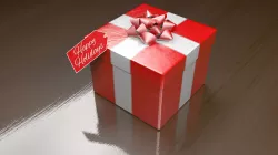 Gift box Low-poly  3D model