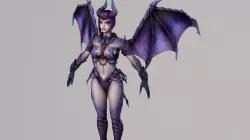 GOD Hel Dark VR AR Ready For Game Low-poly  3D model