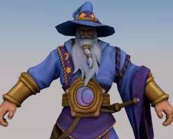 GuanYu KungFu Low-poly  3D model