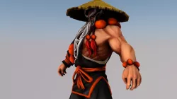GuanYu KungFu Low-poly  3D model