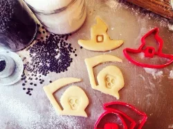 Halloween Grim Reaper and Witch Hat Cookie Cutters