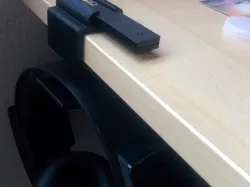 Headset Hanger w/ bluetooth adapter slot