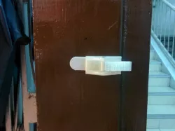 Hinged doorstopper