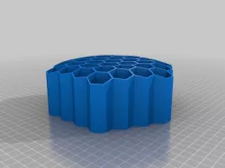 honeycomb pen/pencil holder