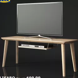 IKEA LISABO TV unit 3D model