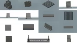 Industrial Scatter 3D Model Collection