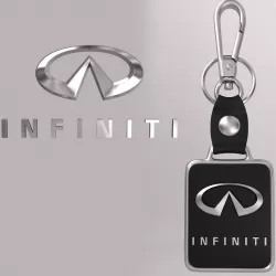 Infiniti car logo keychain 3d model  3D model