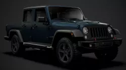 Jeep Gladiator Rubicon Recon JK 2018 3D model