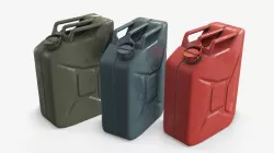 Jerrycan Asset 04 Low-poly  3D model