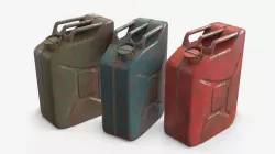 Jerrycan Asset 05 Low-poly  3D model