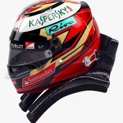 Kimi Raikkonen 2017 style Racing helmet 3D model