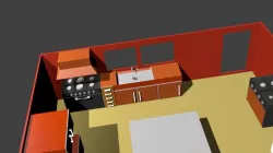 kithenette interior 3D model