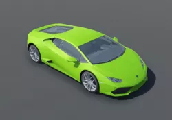 Lamborghini Huracan LP 610-4 2015 Low-poly  3D model