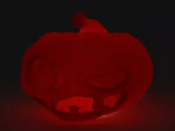 Large Evil Pumpkin Cane Head Halloween Costume
