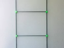 Lattice mount pieces