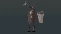Leather armor 3D model