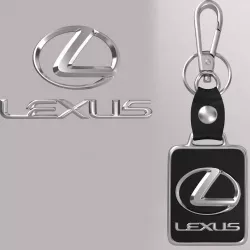 Lexus car logo keychain 3d model  3D model
