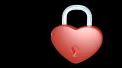 Lock heart 3D model