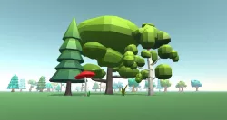 Low Poly Trees Pack Low-poly  3D model
