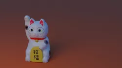 Lucky Cat 3D model