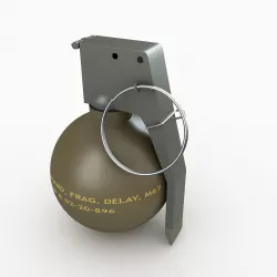 M67 Hand Grenade 3D model