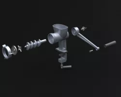 Meat grinder 3D model