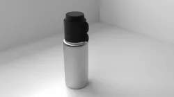 Metal Flask 3D model