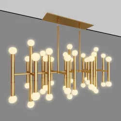 MEURICE RECTANGULAR CHANDELIER JONATHAN ADLER DESIGNED BY JONATH 3D model