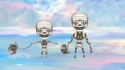 Micro lowpoly Mummy Low-poly  3D model