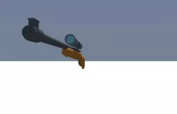 Military Cartoon Sniper Low-poly  3D model