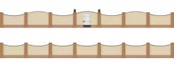Modular walls 3D model