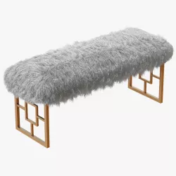 Morris Upholstered Bench 3D model