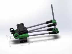 Motorized barndoor tracker for astrophotography