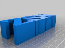 My Customized 3 Letters in a Row