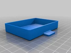 My Customized drawer box with hex pattern sides