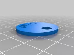 My Customized Shopping Cart Token (dualstrusion)