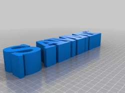 My Customized TEXT pencil holder