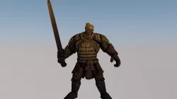 NuWa Terra Cotta Low-poly  3D model