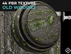 Old Wood 4K PBR material  Texture