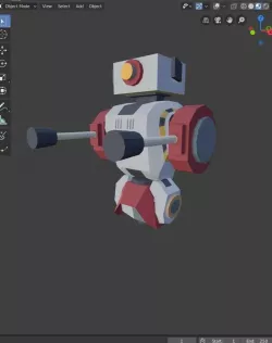 Overwatch training bot 3D model