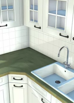 PICK Kitchen Expansion Set for Poser 3D model
