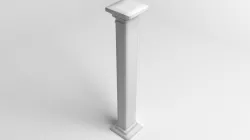 Pillar Rectangle 1 3D model