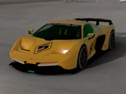 PININFARINA FITTIPALDI EF7 2017  Low-poly  3D model